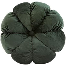 Bloemvormig fluwelen sierkussen 40 cm x 13 cm