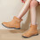 Botas de chuva femininas impermeáveis de cano curto, antiderrapantes e com cano largo. 2