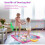 LNKOO Dance Mat Pink LED Electronic Play Mat 39"x34" 6