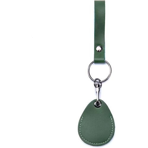 Porte-clés en cuir avec protection NFC