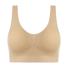 Bralettes met effen bandjes voor dames – comfortabele, ademende, draadloze bh voor dagelijks gebruik en om in te slapen, geschikt voor alle maten.