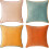 Ensemble de 4 housses de coussin en velours 45 x 45 cm 1