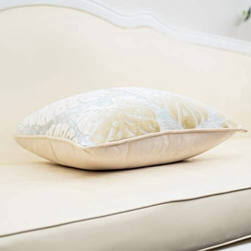 Housse de coussin en velours coupé 45 cm x 45 cm 1