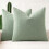 Fodere per cuscini bouclé 20x20 pollici, set da 2, colore verde-grigio. 1