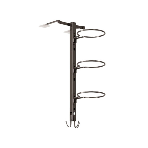 Support de rangement pour ballons de basket – Fer, noir mat, multi-niveaux 1
