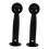 2 Pcs Coffee Tamper Multi-functional Coffee Tool 17.50X5.00X5.00CM Black 7