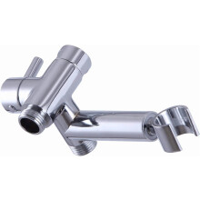 Metal 3-Way Shower Diverter with Handshower Mount Brushed