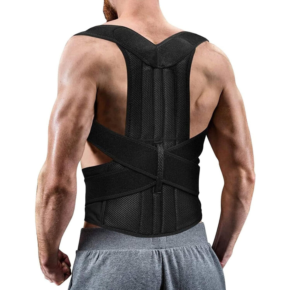 Adjustable Posture Corrector XS-5XL for Men & Women, Compatible with Hunchback & Scoliosis Prevention