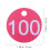 Plastic Number Tags for Organization 100 pcs 2