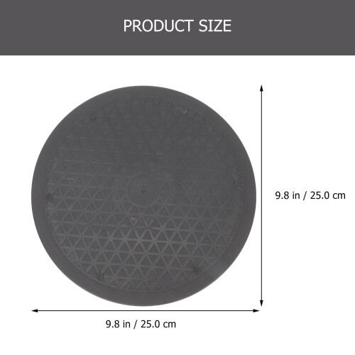 Δίσκος Αποθήκευσης Lazy Susan 25cm Αντιολισθητικός Περιστρεφόμενος Πικάπ 1