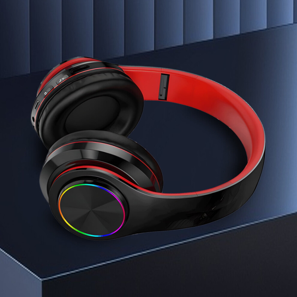 Bdday Bluetooth 5.0 Foldable Subwoofer Headphones With Mic, Noise Cancellation, Over-Ear Soft Earmuffs – Compatible With Ios/Android 9027700926868