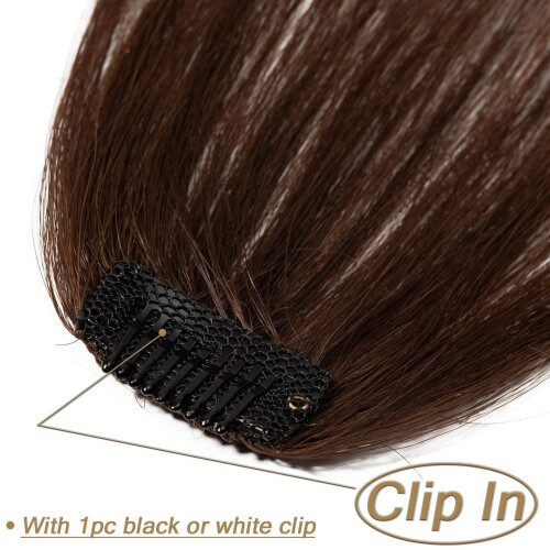 Flequillo postizo de cabello humano para mujer 2