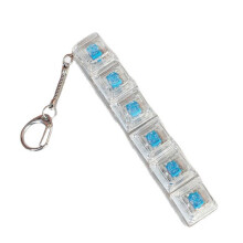 LED Light-Up 4/5/6-Key Keyboard Toy with Loud Clicking Sounds, Stress Relief Keychain for Adults – Satisfying Tactile Feedback