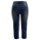 Γυναικείο παντελόνι Capri Jeans με ίσια γραμμή, ελαστικό τζιν, σκούρο μπλε 6