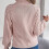 Damen-Rollkragenpullover, grob gestrickt, langärmelig, asymmetrischer Saum, trendig, Herbst/Winter 2024, Basic-Pullover 7