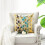 Capas de Almofada Decorativas de Luxo em Chenille com Estampa de Folhas Delicadas para Sofá, 50x50cm (20x20 polegadas), Multicores 5