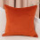 Housse de coussin en velours orange 45 x 45 cm 2
