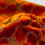 Housse de coussin en velours orange 45 x 45 cm 3