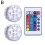 Lampe LED submersible RGB multicolore étanche avec télécommande Co D614Z2E8 6