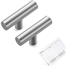 Tiradores para gabinetes de níquel cepillado, 5" CTC, paquete de 10