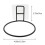 WHAMVOX Black Wall-Mounted Pet Feeder Rack for Cats and 2