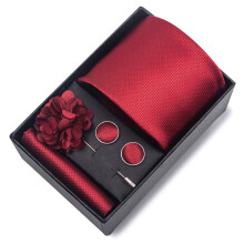Tie Elegant Red Wine Color Perfect for Weddings and Formal Events Ties for Men 12649-Fb282
