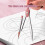 8-Piece Math Geometry Kit with Protective Case, Drafting Tools Set Including Protractor Compass for Study Use 5
