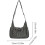 Καρό τσάντα ώμου Crossbody για γυναίκες, ελαφριά καπιτονέ βαμβακερή τσάντα ώμου 6