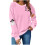 Dames Halloween-sweatshirt met griezelige spookprint, oversized model. 1