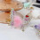 Fermaglio per capelli a forma di farfalla con strass, rosa, 2 pezzi 8