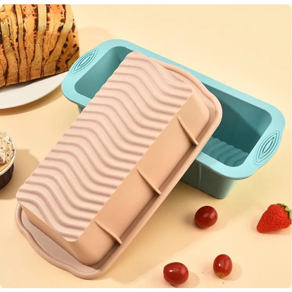 2-Piece Silicone Rectangular Bread Pan Set