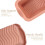 Bread Pan Set, 2-Piece Rectangular Nonstick Baking Pan Set Ideal for Oven Baking Bread and Cakes Easy Release 2