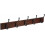 Perchero de pared de madera con 5 ganchos dobles 1