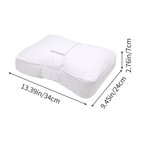 Memory Foam Knee Pillow with Straps for Side Sleepers 2