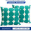 Conjunto de 2 capas de almofada decorativas em linho com estampa de bolinhas pretas, 45x45 cm (18x18 polegadas), compatíveis com almofadas padrão. 3
