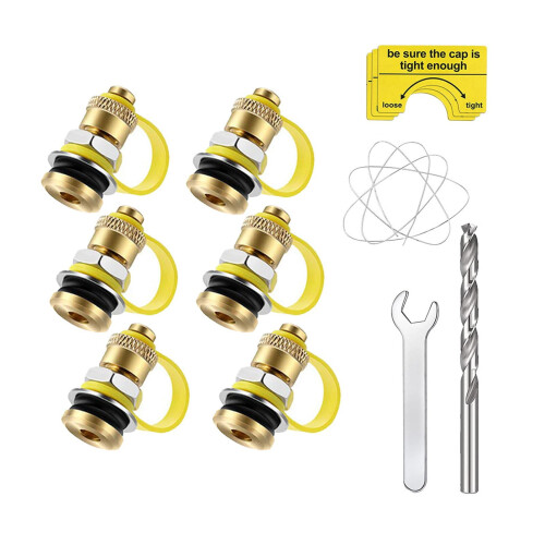 6 Pieces Universal Can Vents Jug Vent Plug Replace Part Easy 2