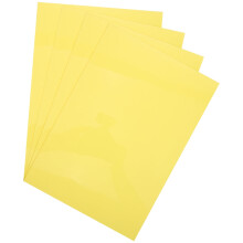 Heat Shrinkable Sheets Light Yellow Bops DIY Material Durable Wear-Resistant