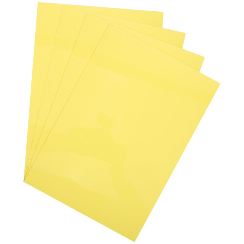Heat Shrinkable Sheets Light Yellow Bops DIY Material Durable Wear-Resistant