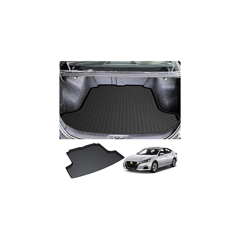 Trunk Mat For 2019-2025 2026 Nissan Altima Sedan Accessories Cargo Mats Tpo All Weather Cargo Liner Heavy-Duty Trunk Liners 9399596492049