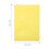 Heat Shrinkable Sheets Light Yellow Bops DIY Material Durable Wear-Resistant 2