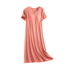 Camicia da notte da donna taglie forti - Abito pigiama lungo ampio con imbottitura per reggiseno integrata (M-3XL) per un comfort morbido e