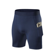 Compression Shorts Men with Pocket, Spandex Running Shorts Sport Athletic Workout Performance Underwear