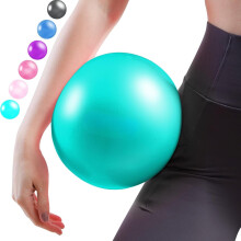 9" Small Exercise Ball, Anti-Burst & Slip-Resistant Mini Pilates/Yoga Ball for Stability, Core, Therapy – Compatible with Home Gym & Office