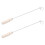 unbranded 2pcs Meat Roasting Stick Skewers Practical BBQ Mini Forks Beach Cookware 1
