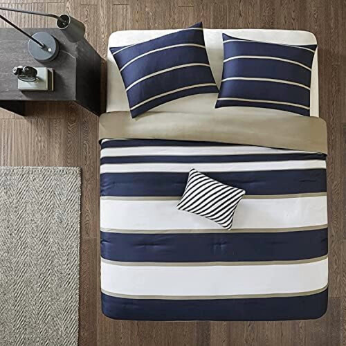 Microfiber dekbedset 90x90 inch met 2 kussenslopen en kussen 2