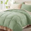 King Size Sage Green Comforter Set 7-Piece 1
