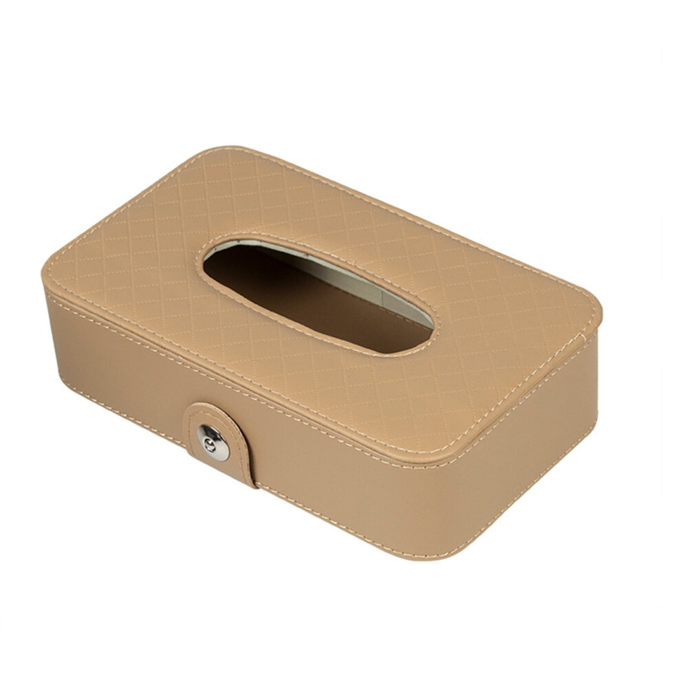2Pcs Car Tissue Holder, Napkin Holder Hanging Tissue Box Cover For Car, Premium Leather Car Accessory For Car, Vehicle 9085618265851