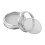 2Pcs Silver Sprouting Jar 3.3Inch Circular Shape Stainless Steel For Draining Sifting Soaking 4