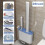 Wall-Mounted Toilet Brush with Holder, Plastic, 1 pc 3