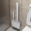 Wall-Mounted Toilet Brush with Holder, Plastic, 1 pc 2